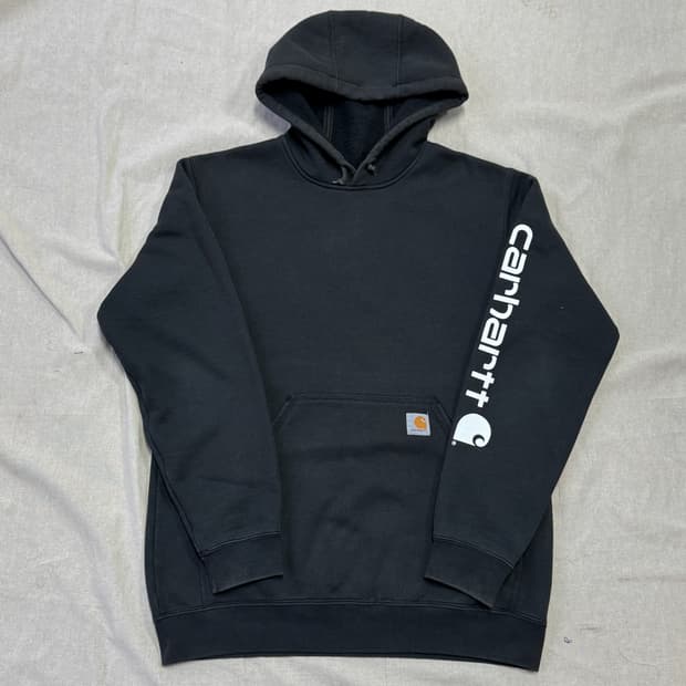 칼하트 사이드라인 블랙 후드 M