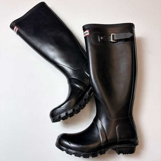 헌터 HUNTER 오리지널 톨 레인 부츠 Q1504
