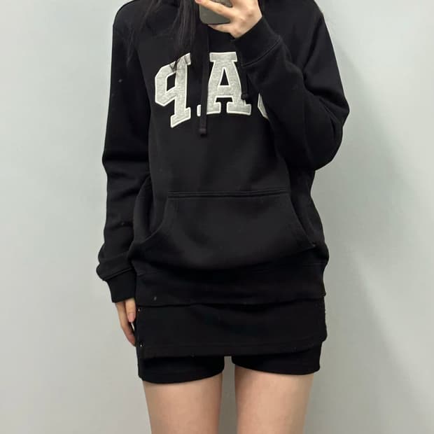 Gap 갭 블랙 후드티