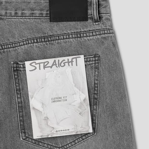 BEAKER ORIGINAL Men Bleached Denim Pants