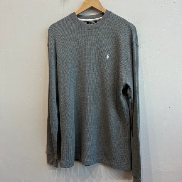 폴로랄프로렌 와플 롱슬리브 L
