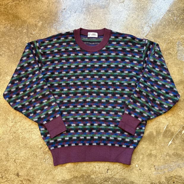 90s Mizuno japan 빈티지 패턴 니트