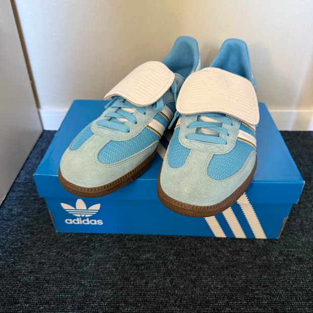 아디다스 삼바 LT 세미 블루 화이트