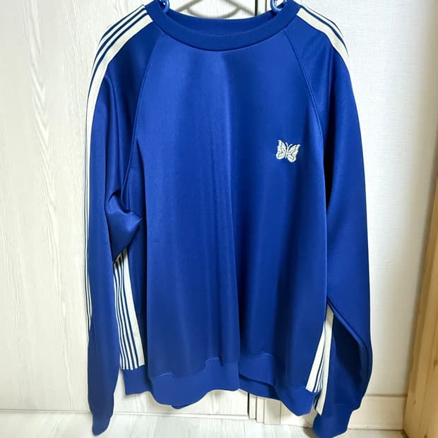 니들스 트랙 맨투맨 로얄블루 XL