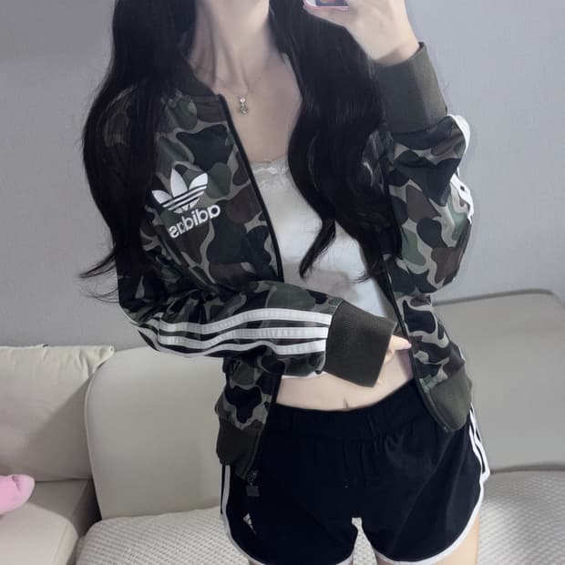 아디다스 대장급 오리지널스 파이어버드 카모 트랙탑 져지 s