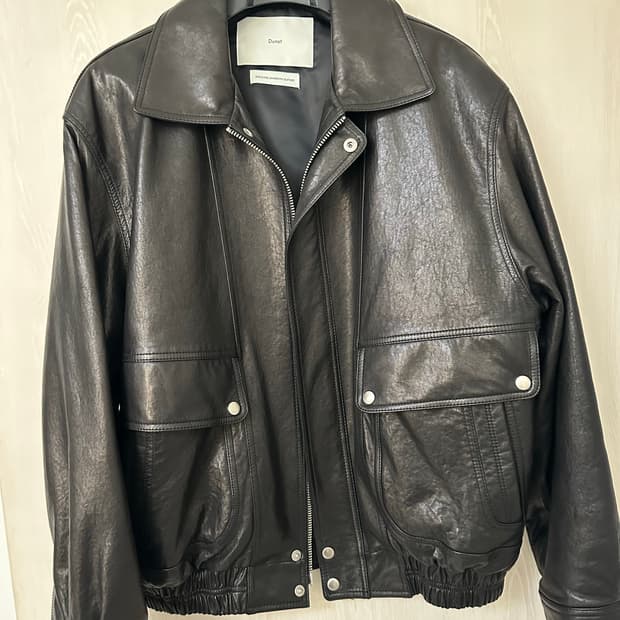 던스킨 램스킨 블루종 블랙 L사이즈 판매합니다.