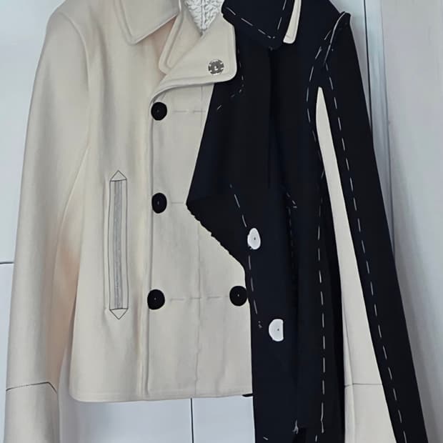 메종 마르지엘라 20fw 디컨스트럭트 자켓