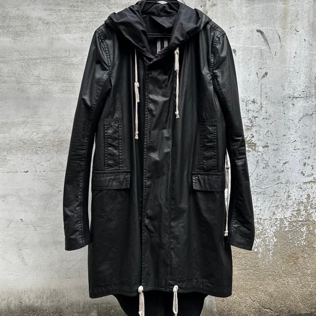 릭오웬스 다크쉐도우 fish tail jacket