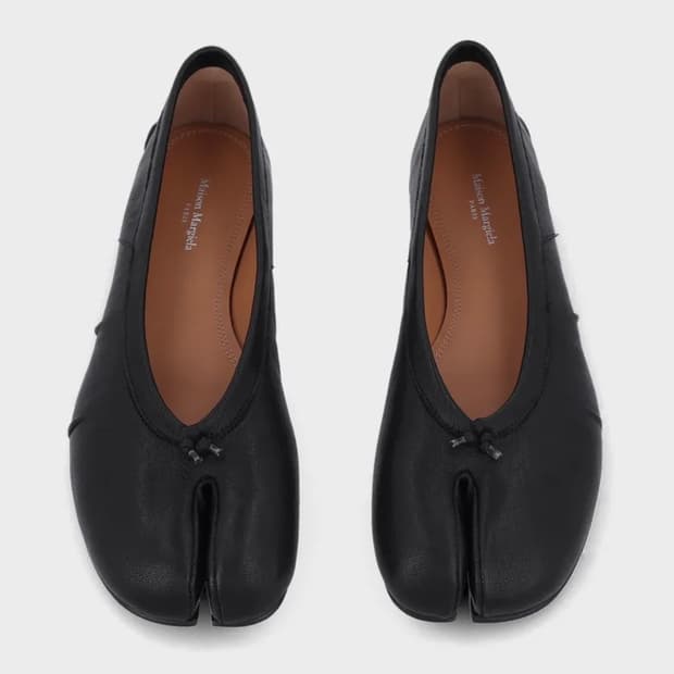 마르지엘라 타비 발레리나 뉴 플랫슈즈