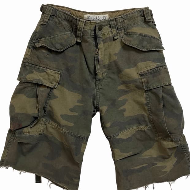 Tom&ashley 카고 스트링 하프 팬츠