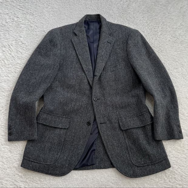 제이프레스 x 해리스 트위드 도네갈 자켓