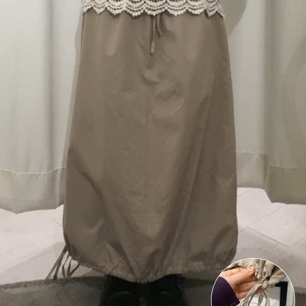 JPN balloon banding skirt