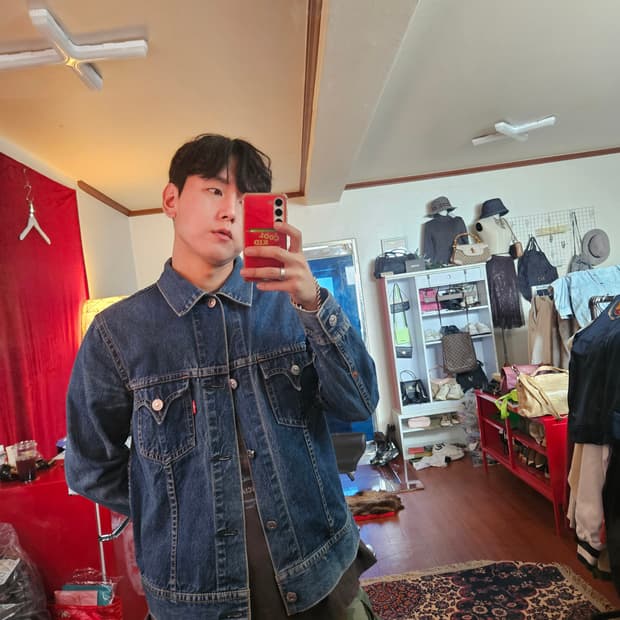 리바이스(Levis) 빈티지 타입원 데님자켓 XL size