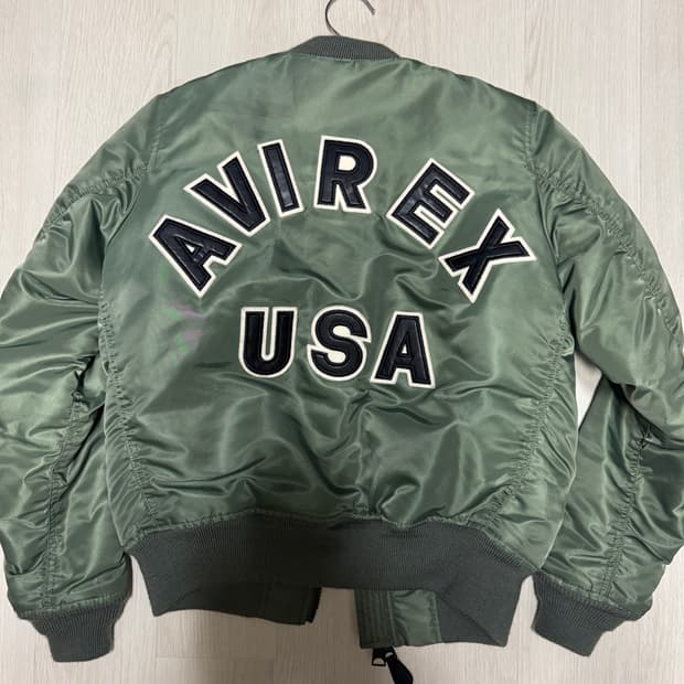 아비렉스 MA-1 로고 베이직 / 세이지