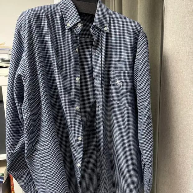 [XL] 올드 스투시 깅엄체크셔츠