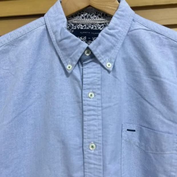 타미힐피거 남성 연청반팔셔츠 XL