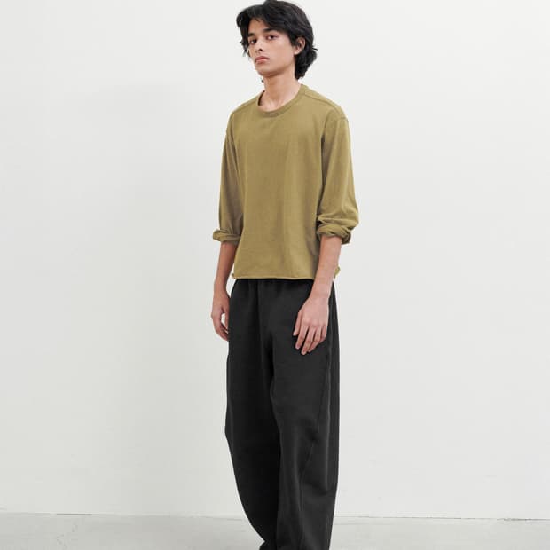 (3) 브라운야드 컷오프 롱슬리브 카키 