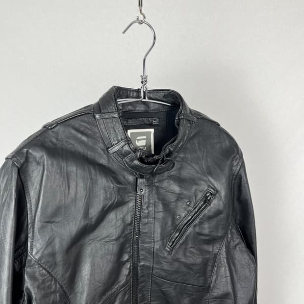 G-Star Raw 라이더 레더자켓