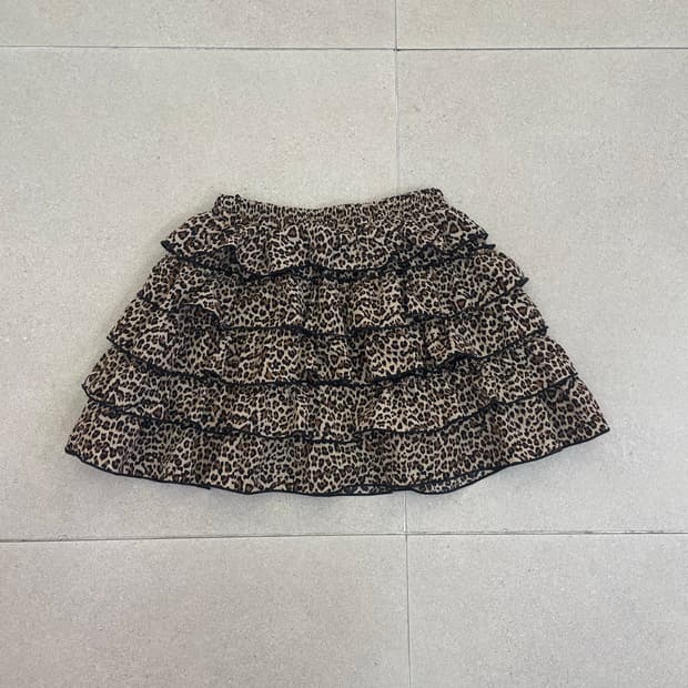 호피 캉캉 스커트