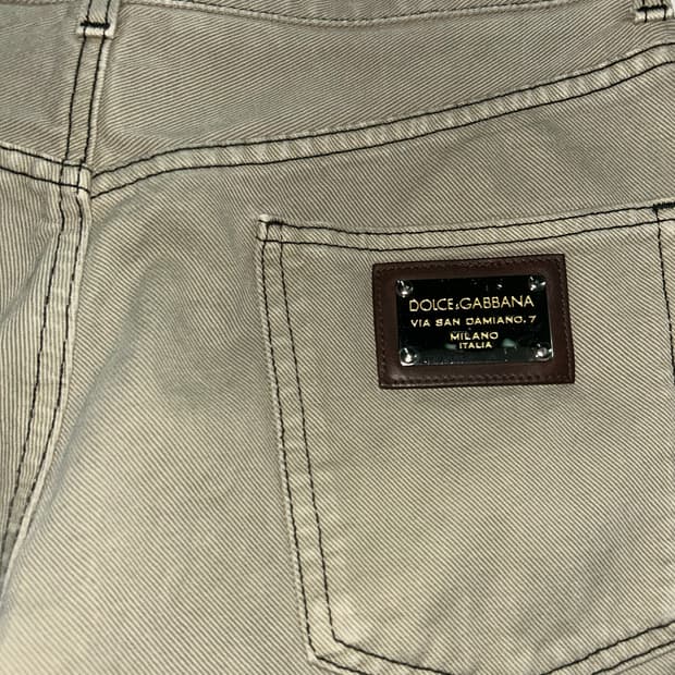 돌체앤가바나 치노팬츠 베이지