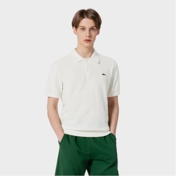 LACOSTE 라코스테 남성 부클 반팔 폴로 셔츠