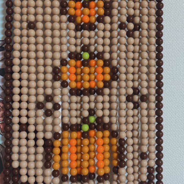 호박 레트로 비즈발