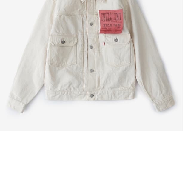 풀카운트 2세대 에크루 청자켓 (2102EC)