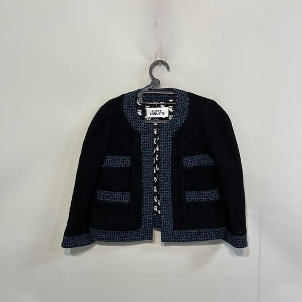 럭키슈에뜨 트위드 자켓 36 