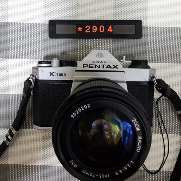 펜탁스 K-1000 필름카메라 35-70mm 줌렌즈
