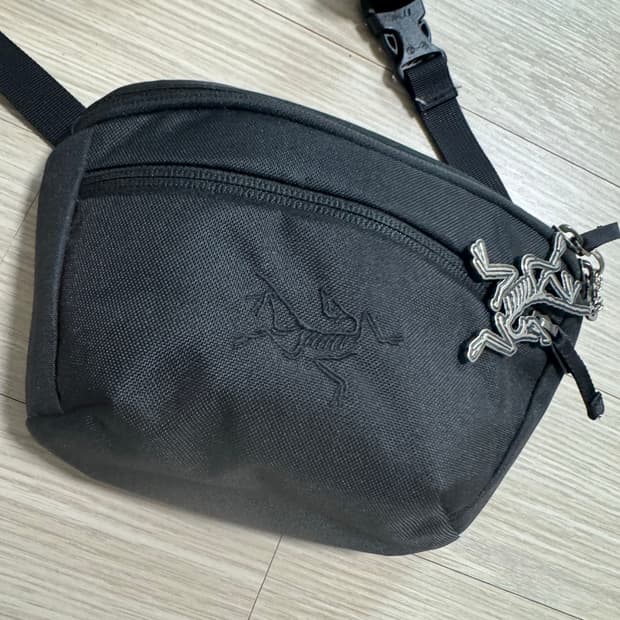 새상품급 아크테릭스 맨티스 웨이스트팩 블랙(+키링