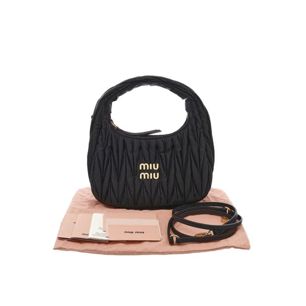 [S급] 미우미우 완더 마테라쎄 새틴 호보백 판매합니다!!!