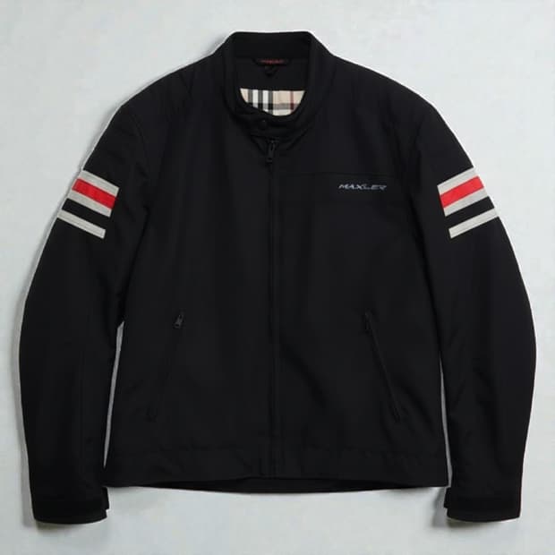 110)맥슬러 시그널시티 라이더 자켓 블랙 봄가을