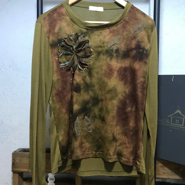 Flower point long sleeve