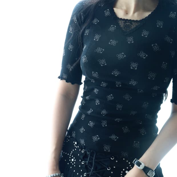 [Hysteric Mini] Fuckbear Lace Pullover