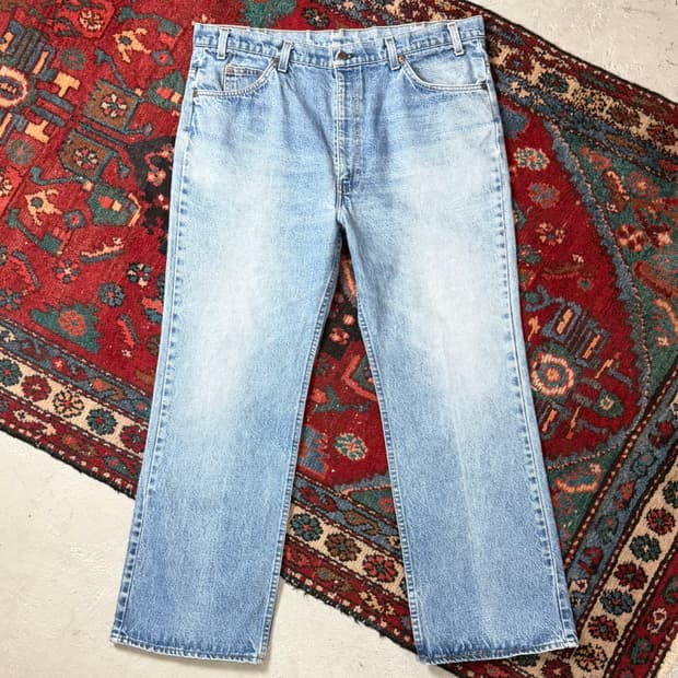 80's USA Made 빈티지 리바이스 517 오렌지탭 부츠컷