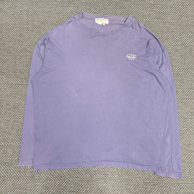 아비렉스 로고 롱 슬리브 v0291