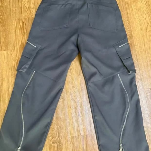 [48] 큐레이티드 퍼레이드 gray curve trouser