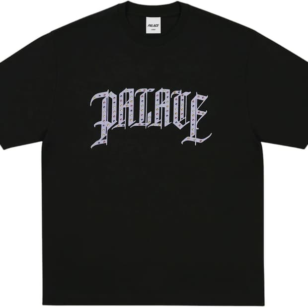 팔라스 PALACE 스터드 유 라이크 블랙 반팔 티셔츠 라인스톤