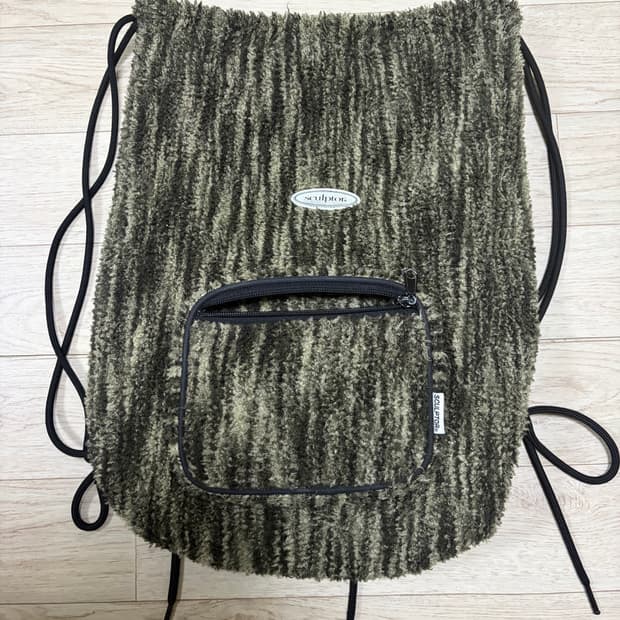 스컬프터 퍼지 드로우 스트링백 카키 짐색