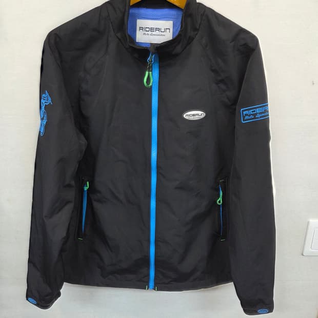 와이더런 자수로고 방수 레인 바람막이 자켓 L