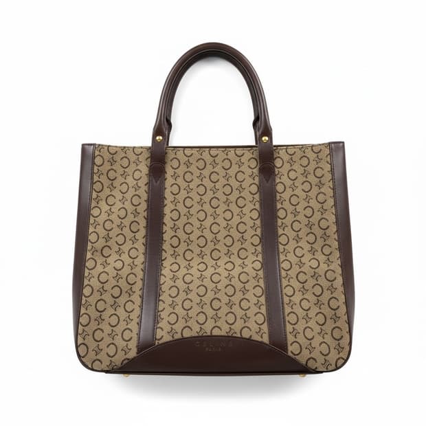 올드셀린느 정품 트리오페 토트백 브라운