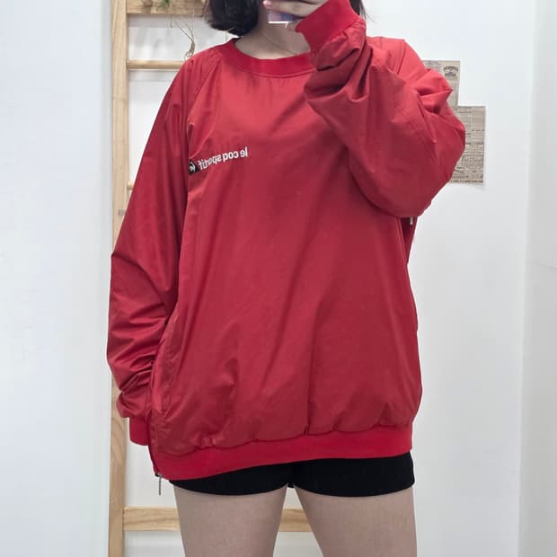 [프립]LL,105/르꼬끄 골프 컬렉션 사이드 지퍼 바람막이 풀오버