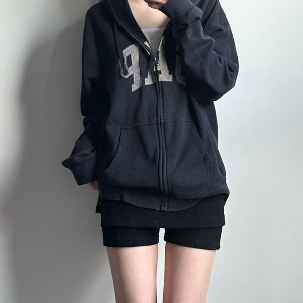 Gap 갭 블랙 후드집업