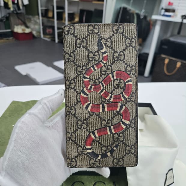 [50%세일] 구찌 스네이크 장지갑