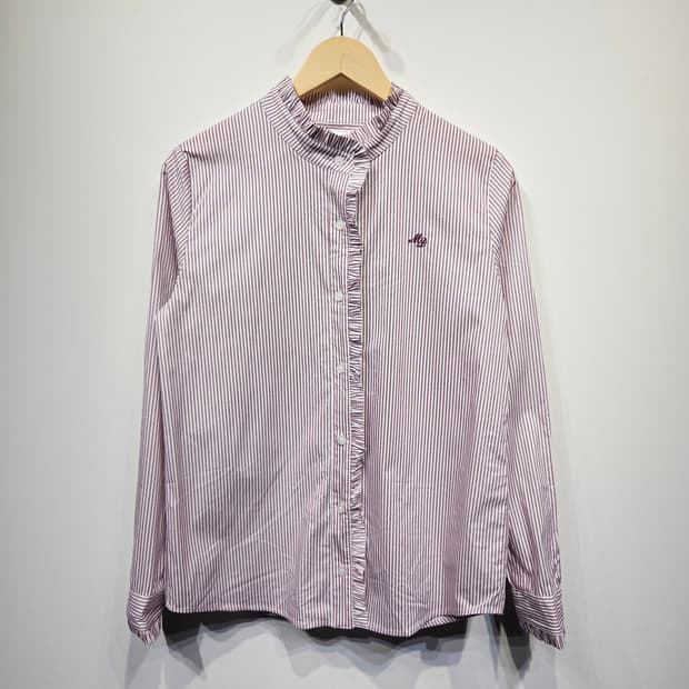 MOKDAN. 여자 스프라이트 와인 프릴 셔츠_호칭2