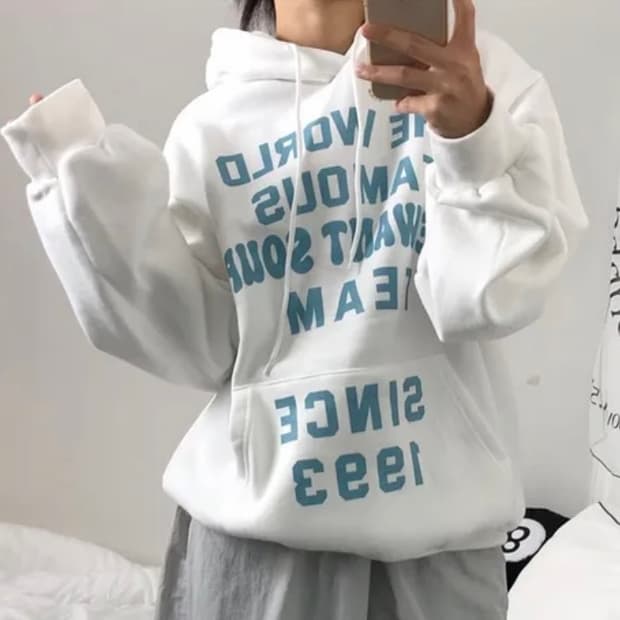 Y2k 레터링 후드티 박시 후드티 빈티지 후드