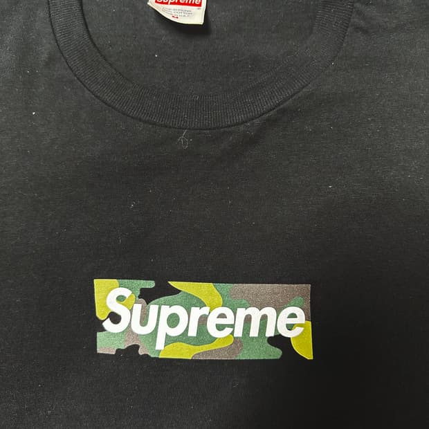 Supreme box logo t-shirt black - 23FW