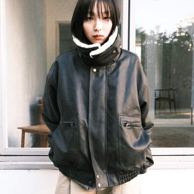 LEEKIE B.T Mustang Jacket brown M사이즈