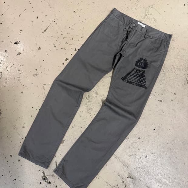 swing incomo graphic point grey pants