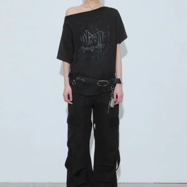 보헤미안서울 힙노틱 보트넥 티 bohemianseoul hypnotict
